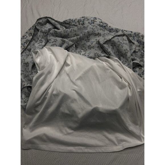 by the River Floral Tiered Flowy Ruffles Prairie Cottagecore Maxi Dress S/M - Picture 7 of 10